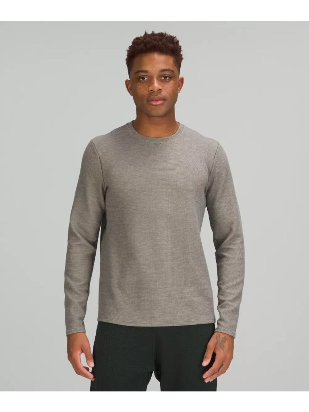 Lululemon Men's Shift Stitch Crew Long Sleeve Shirt, Size XS